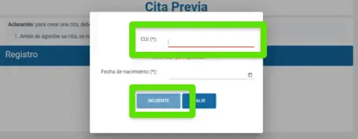 agendar día y hora para finalizar la solicitud de NIT en la SAT Guatemala