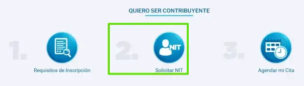 solicitar NIT en línea portal SAT